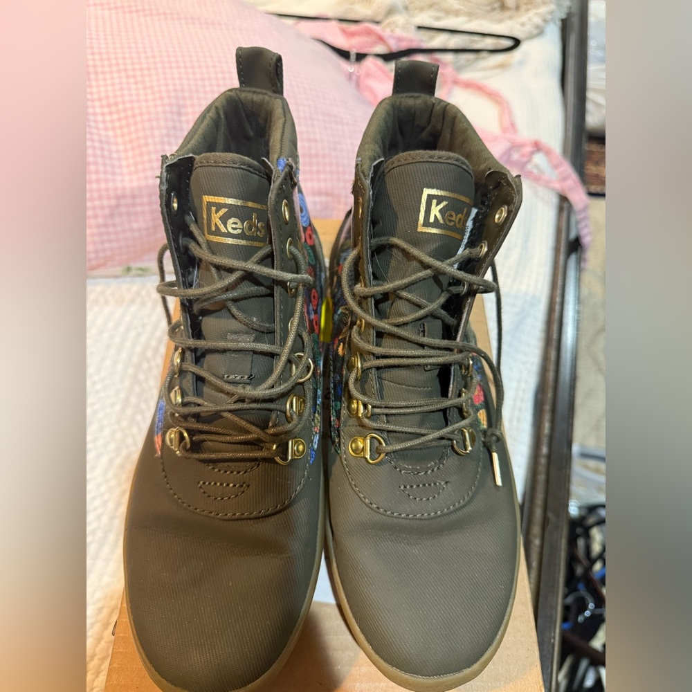 Women’s Keds Olive High-Top Boots